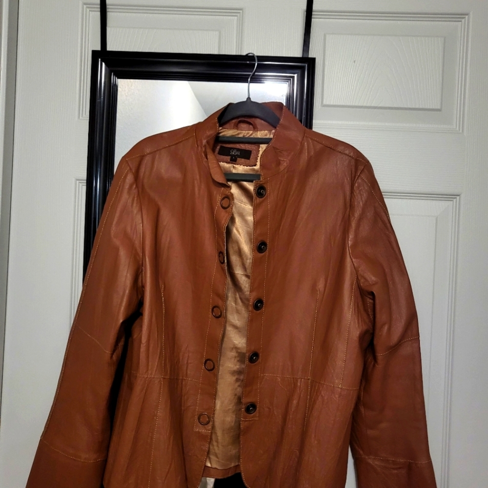 Leather jacket